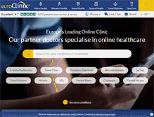 Tablet Screenshot of euroclinix.net